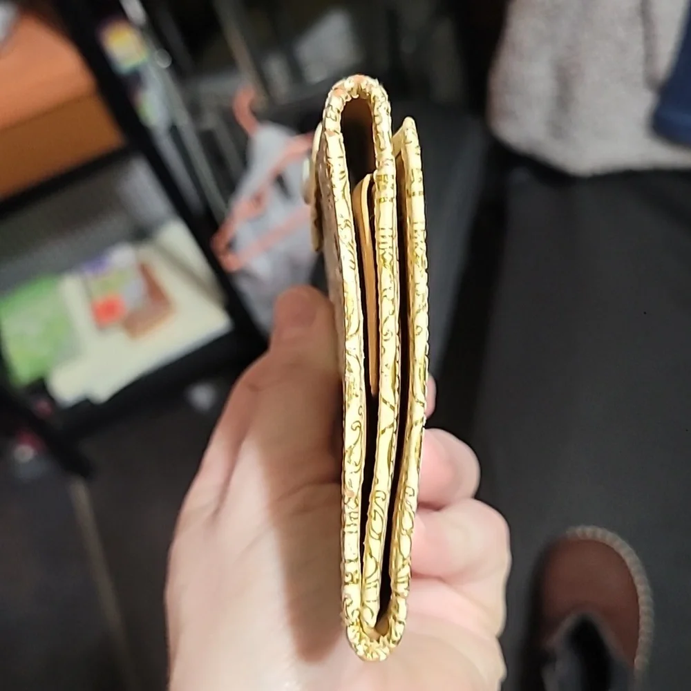 Italarts Gold Vintage Wallet Made In Italy - Picture 7 of 9